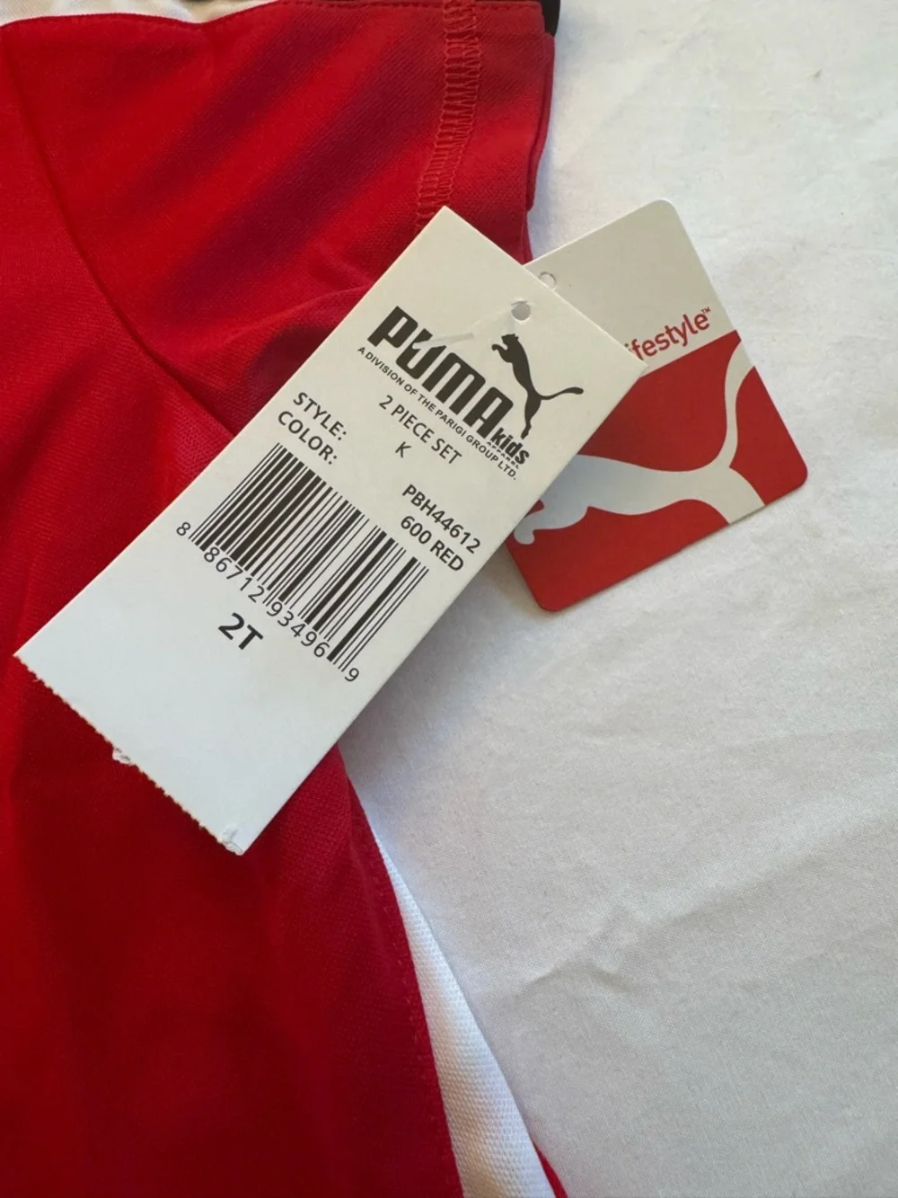 Puma  2-Piece Track Suit - Size 2T New - Picture 4 of 13